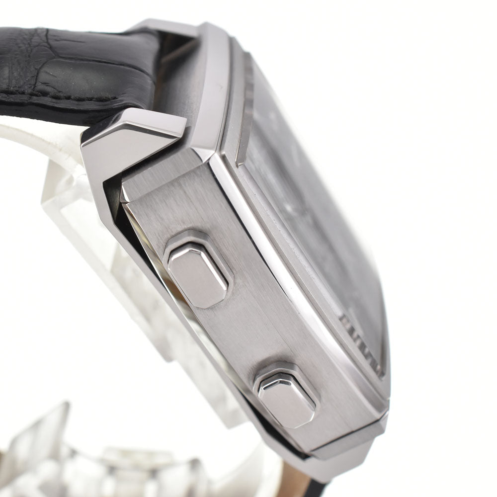 TAG HEUER Monaco 69 CW9110-0 Reversible Digital-Analog Hand Winding & Quartz black Dial Hand Winding Men's
 Watch R#144028