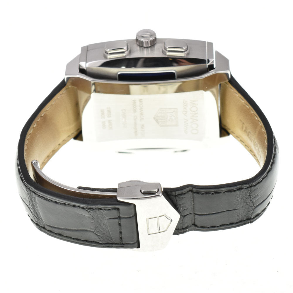 TAG HEUER Monaco 69 CW9110-0 Reversible Digital-Analog Hand Winding & Quartz black Dial Hand Winding Men's
 Watch R#144028