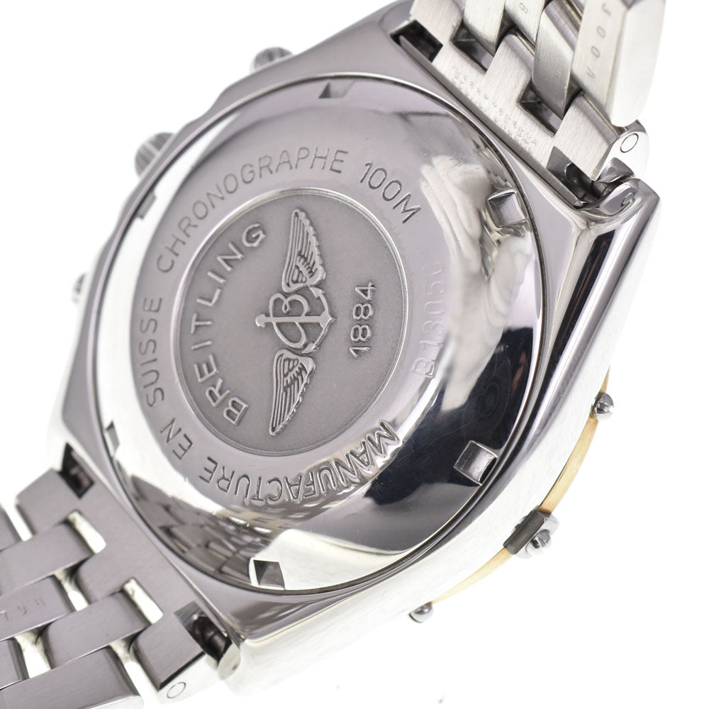 with paper BREITLING Chronomat Bikoro B13050 Chronograph blue Dial Automatic Men's
 Watch A#144030