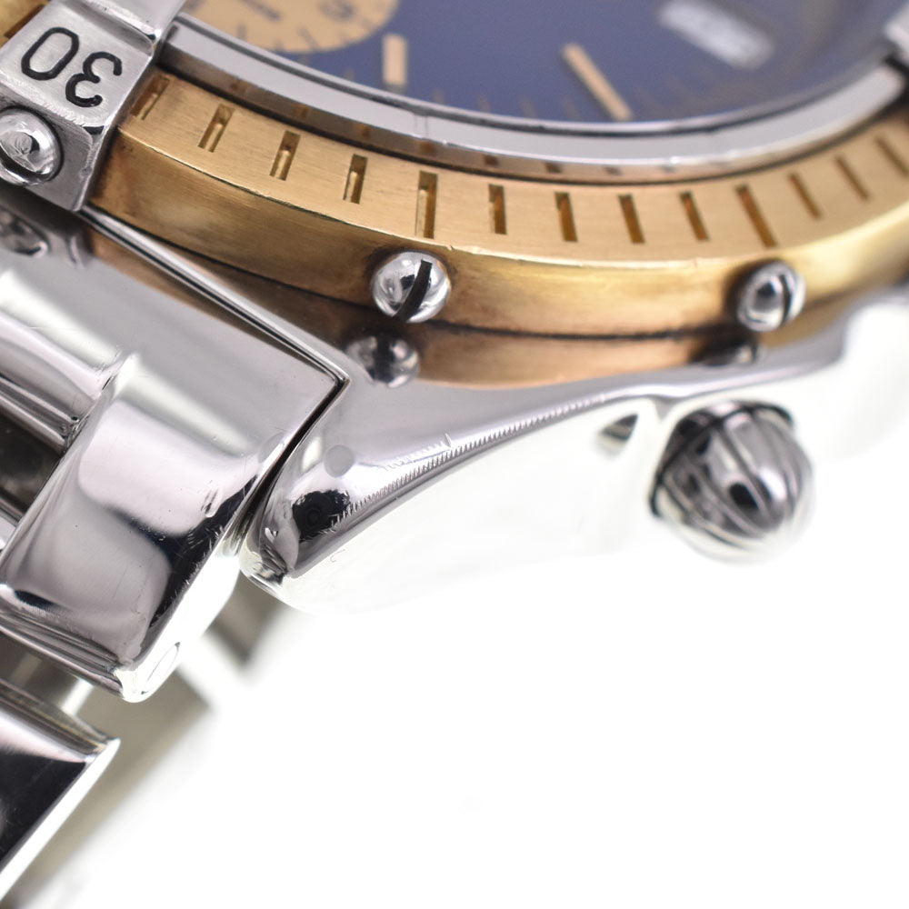 with paper BREITLING Chronomat Bikoro B13050 Chronograph blue Dial Automatic Men's
 Watch A#144030