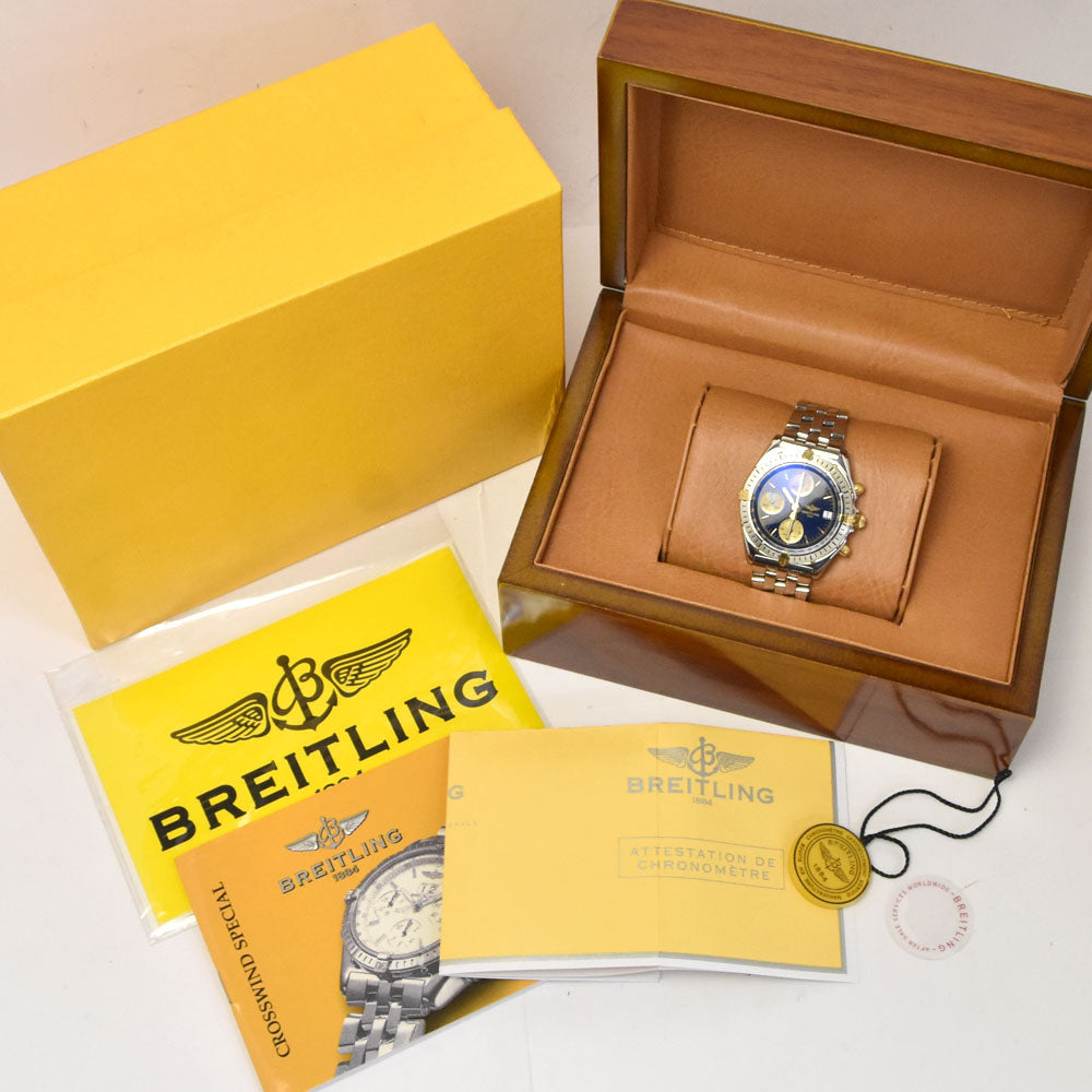 BREITLING Chronomat Bikoro B13048 Date blue Dial Automatic Men's
 Watch D#144031