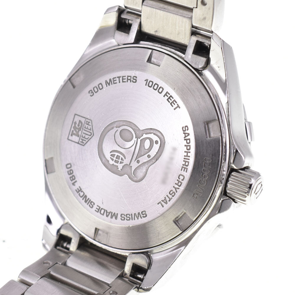 TAG HEUER Aqua racer WAY1414 diamond White shell Dial Quartz Ladies
 Watch B#144032