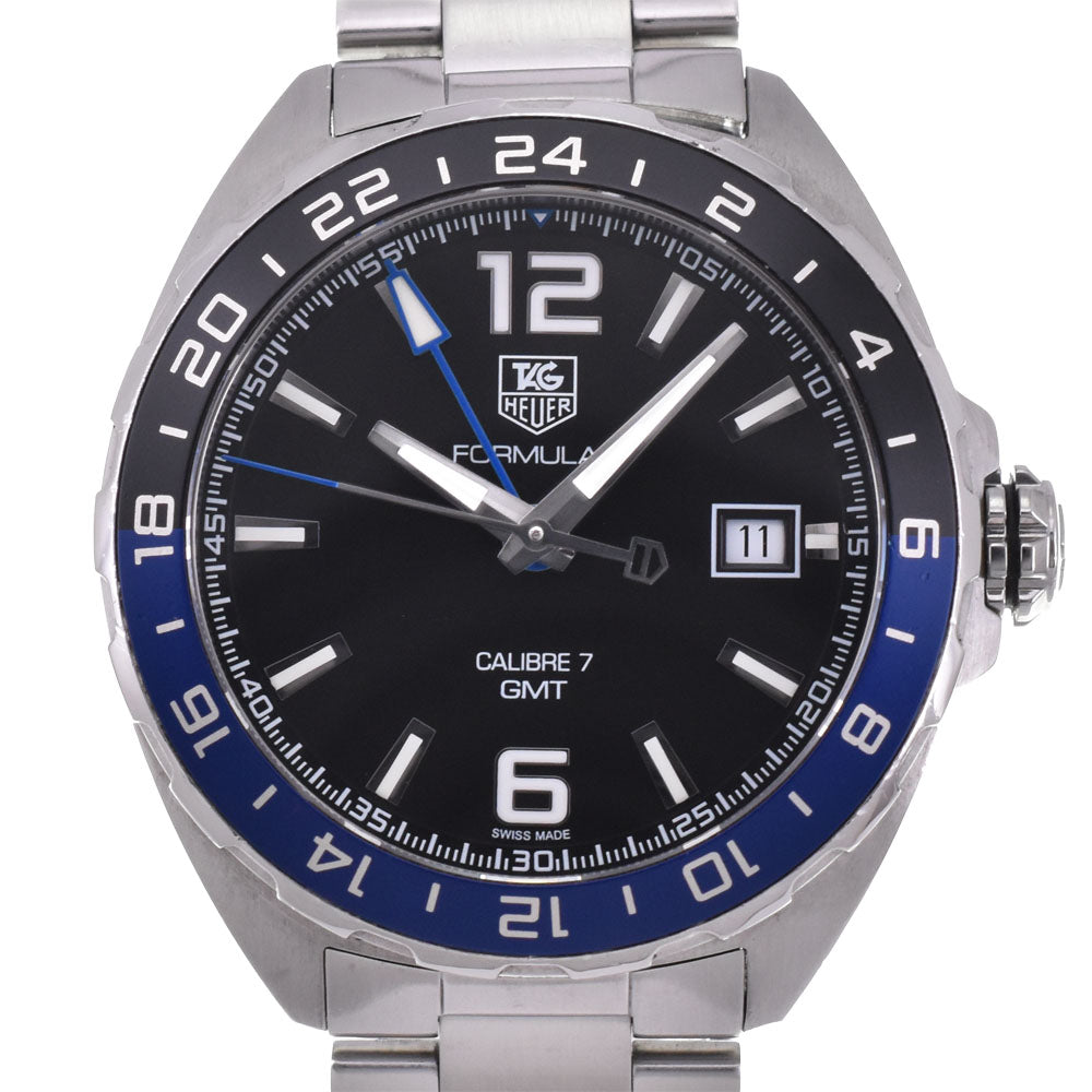 with paper TAG HEUER Formula 1 caliber 7 GMT WAZ211A.BA0875 black Dial Automatic Men's
 Watch B#144034