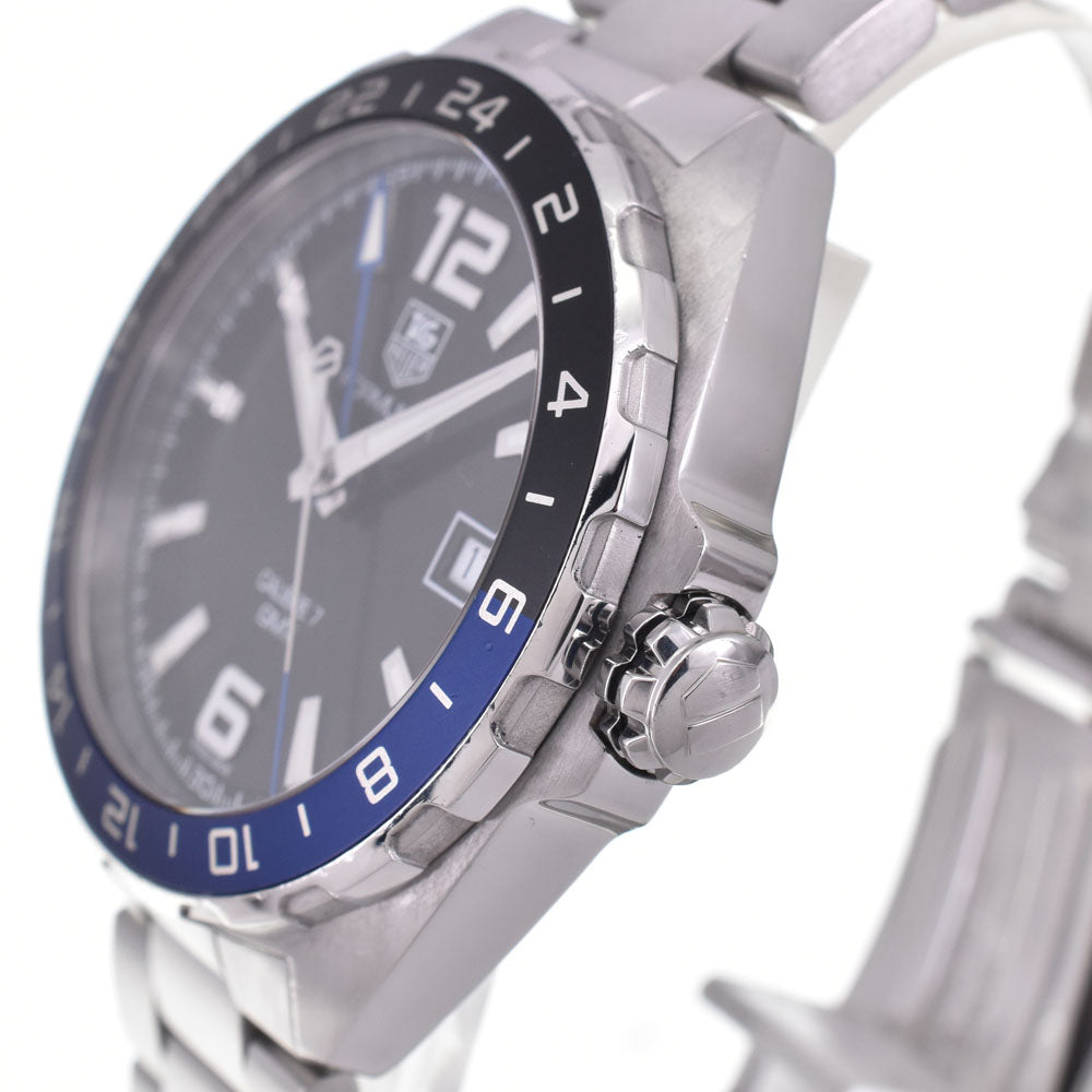 with paper TAG HEUER Formula 1 caliber 7 GMT WAZ211A.BA0875 black Dial Automatic Men's
 Watch B#144034