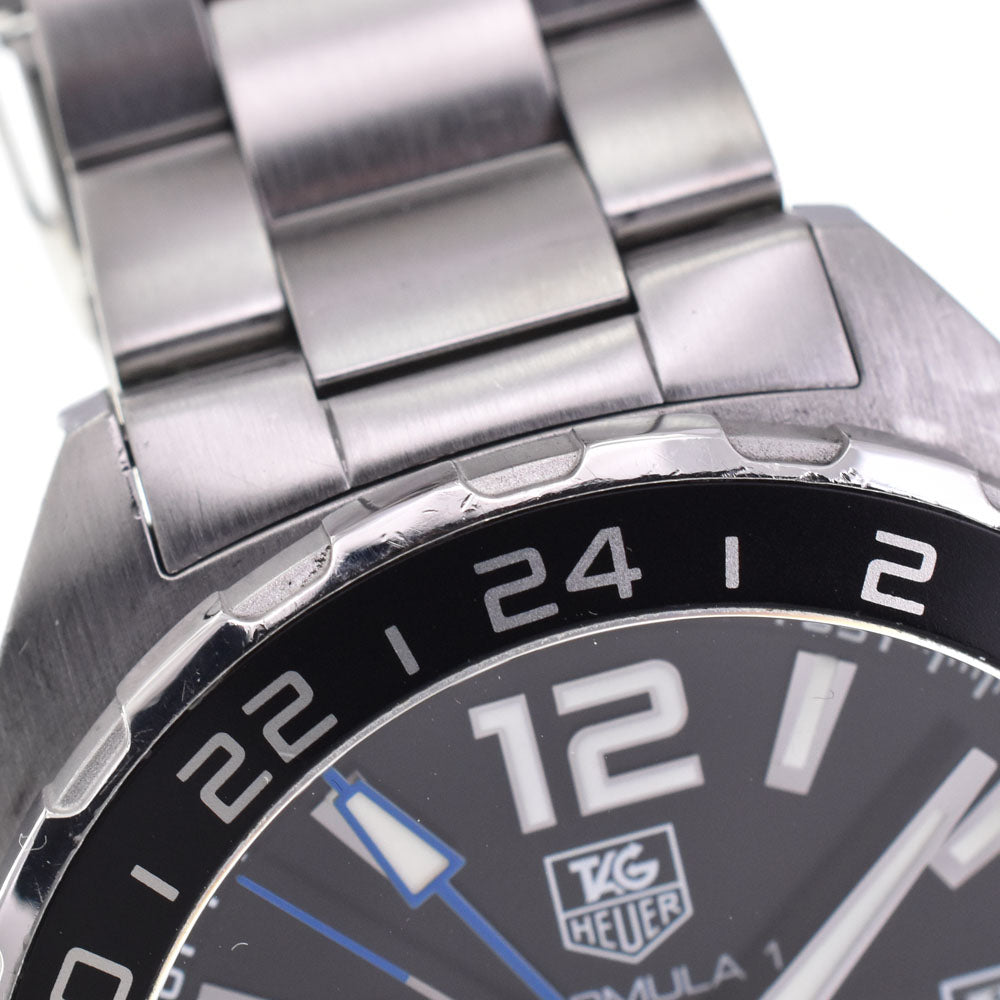 with paper TAG HEUER Formula 1 caliber 7 GMT WAZ211A.BA0875 black Dial Automatic Men's
 Watch B#144034