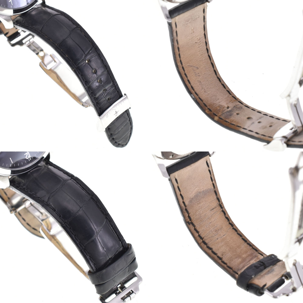 ZENITH Grand Class Open El Primero 03.0520.4021 see-through back black Dial Automatic Men's
 Watch B#144035