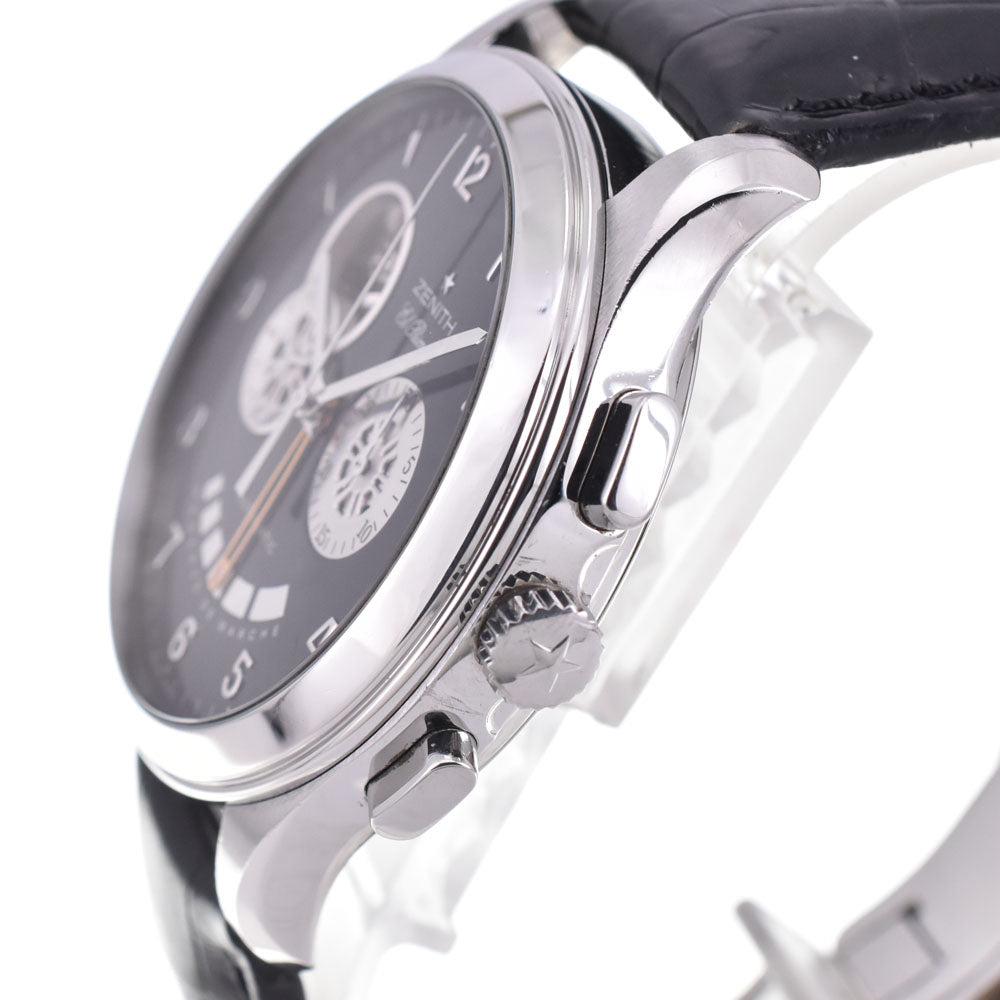 ZENITH Grand Class Open El Primero 03.0520.4021 see-through back black Dial Automatic Men's
 Watch B#144035