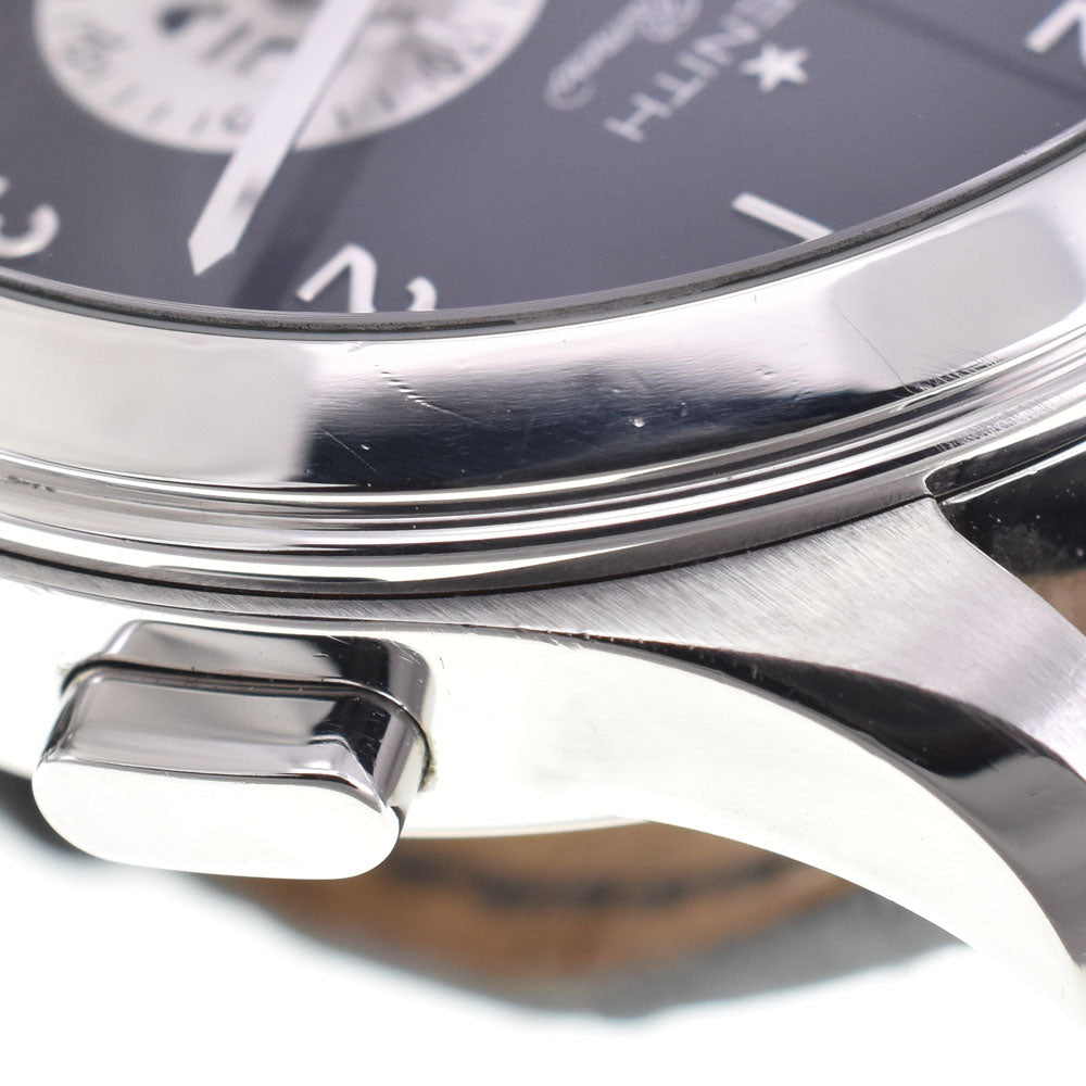 ZENITH Grand Class Open El Primero 03.0520.4021 see-through back black Dial Automatic Men's
 Watch B#144035