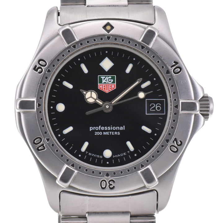 with paper TAG HEUER Professional 200M 962.013R Date black Dial Quartz Boy's
 Watch A#144041