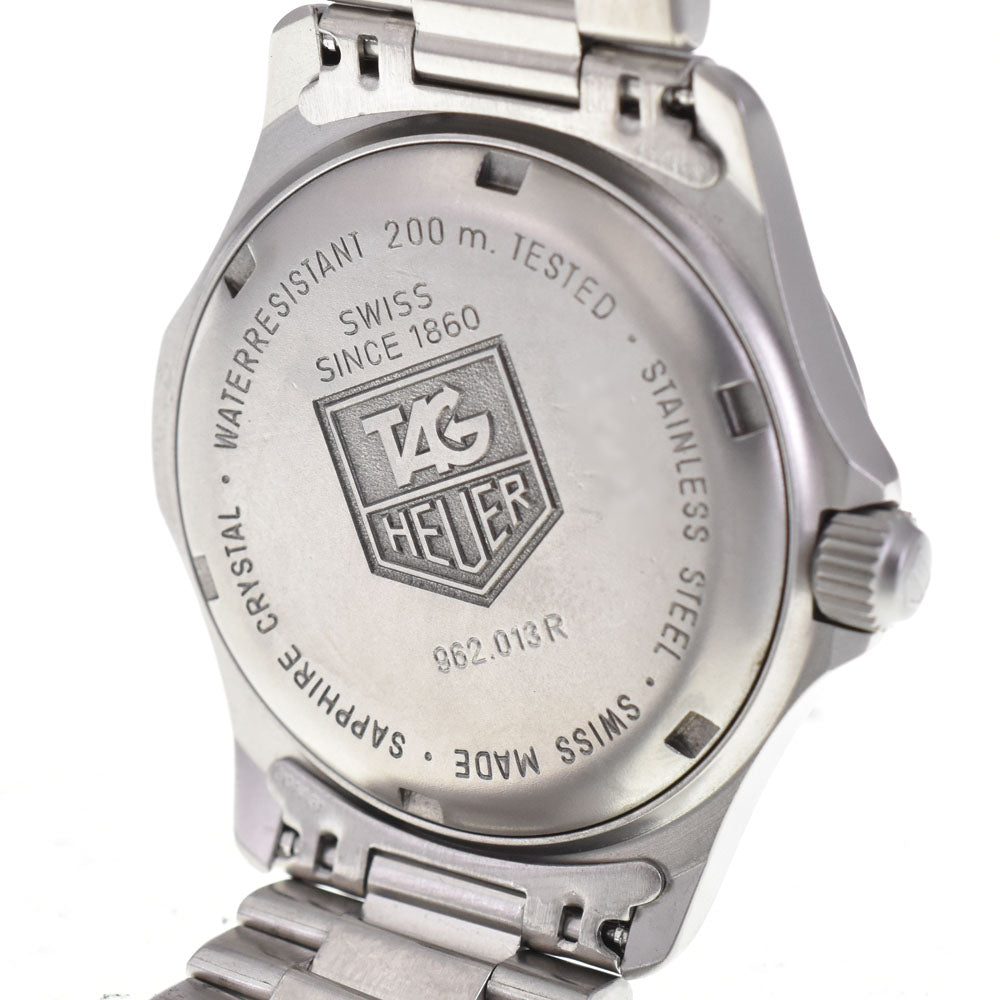 with paper TAG HEUER Professional 200M 962.013R Date black Dial Quartz Boy's
 Watch A#144041