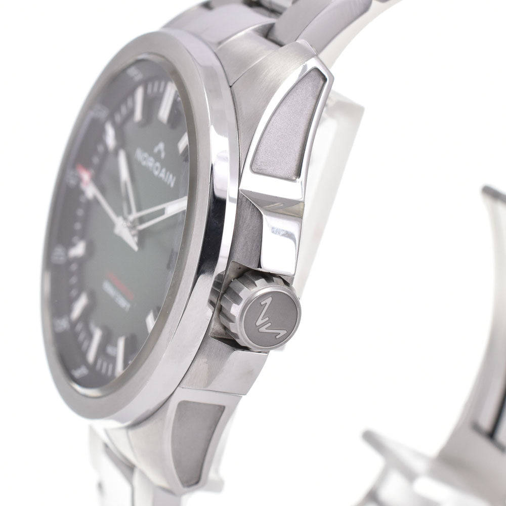 with paper NORQAIN Independence N3008S03A/ES301/150SI green Dial Automatic Men's
 Watch A#144042
