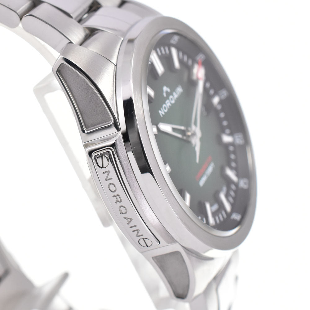 with paper NORQAIN Independence N3008S03A/ES301/150SI green Dial Automatic Men's
 Watch A#144042