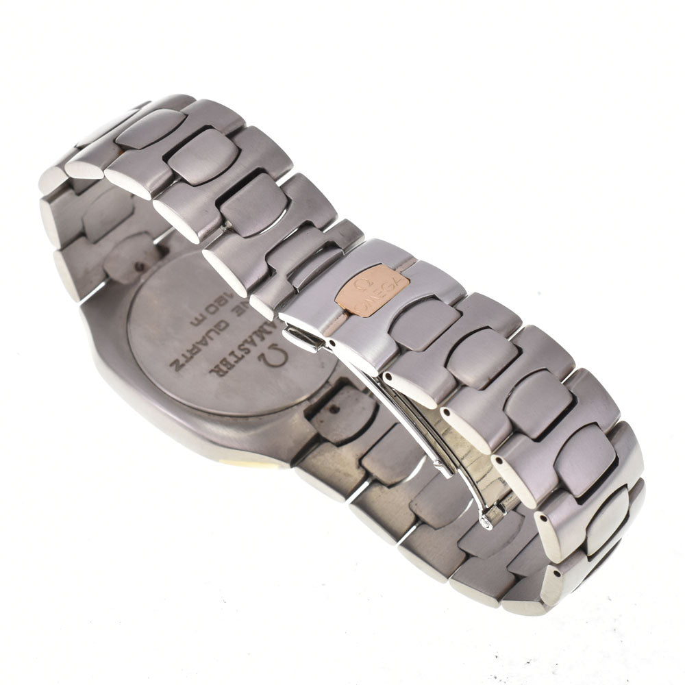 OMEGA Seamaster Polaris vintage Titanium/K18 Date gray Dial Quartz Men's
 Watch A#144045