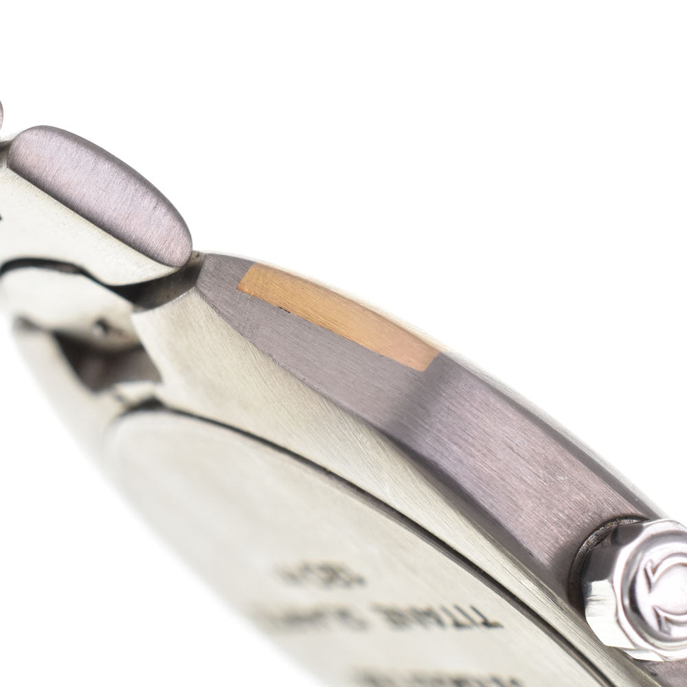 OMEGA Seamaster Polaris vintage Titanium/K18 Date gray Dial Quartz Men's
 Watch A#144045