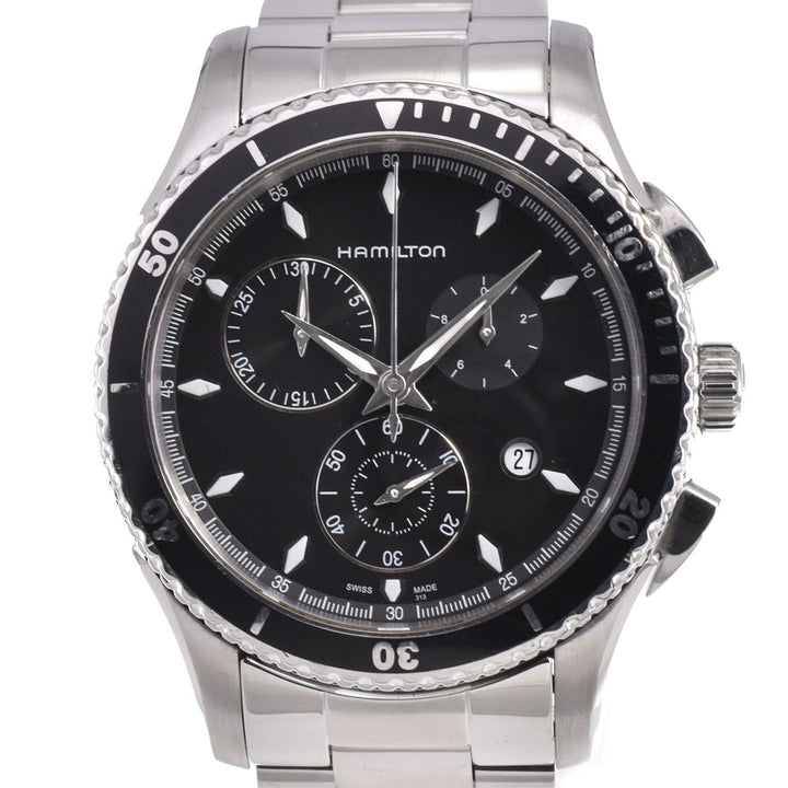 HAMILTON Jazzmaster Seaview Chrono H375120 Date black Dial Quartz Men's
 Watch A#144047