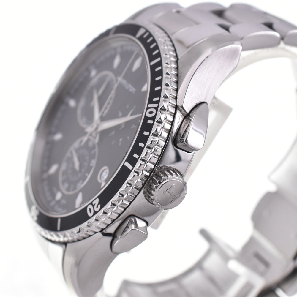 HAMILTON Jazzmaster Seaview Chrono H375120 Date black Dial Quartz Men's
 Watch A#144047