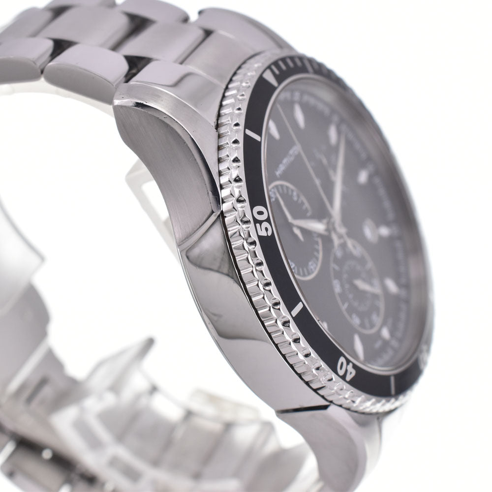 HAMILTON Jazzmaster Seaview Chrono H375120 Date black Dial Quartz Men's
 Watch A#144047