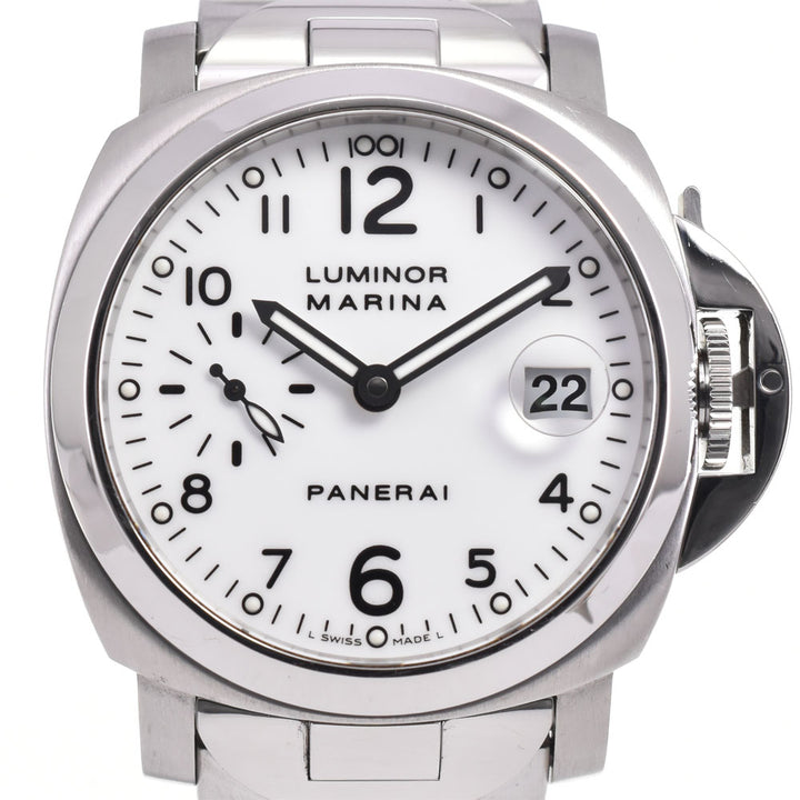 PANERAI Luminor Marina PAM00051 Small second date white Dial Automatic Men's
 Watch B#144051