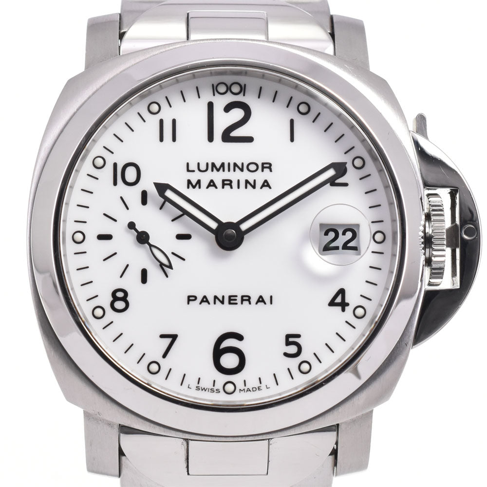 PANERAI Luminor Marina PAM00051 Small second date white Dial Automatic Men's
 Watch B#144051