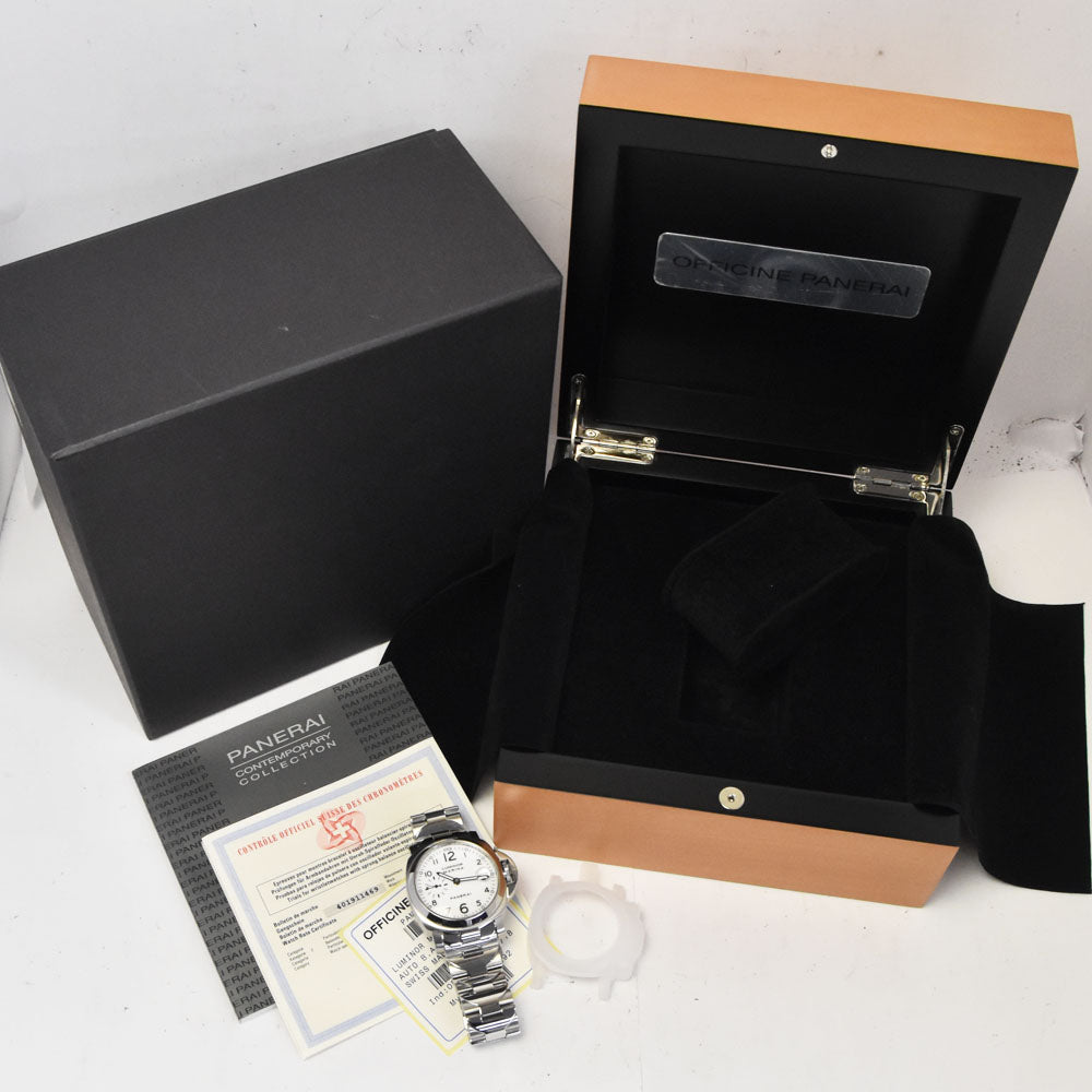 PANERAI Luminor Marina PAM00051 Small second date white Dial Automatic Men's
 Watch B#144051
