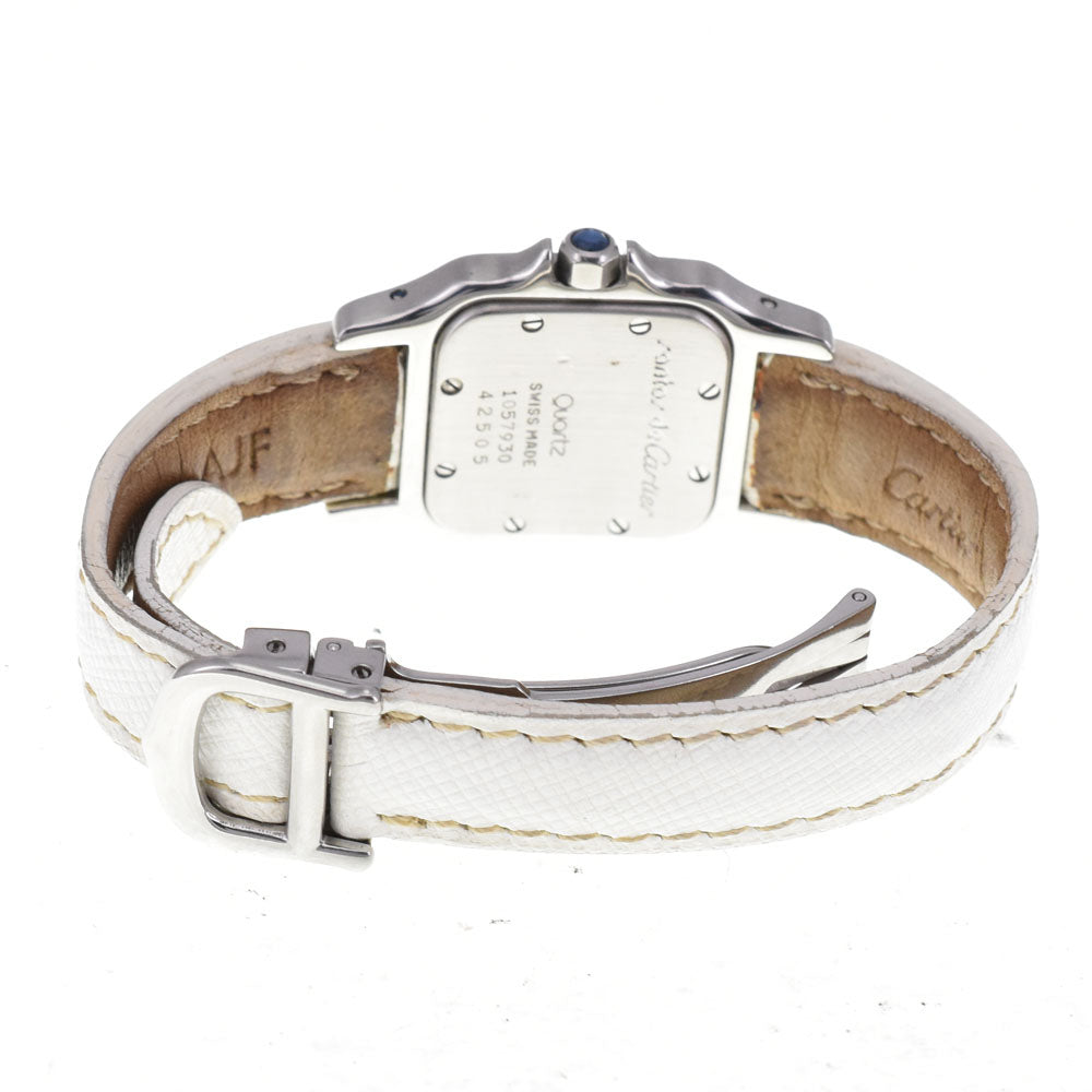 CARTIER Santosgalbe SM W200124D K18YG Bezel Ivory Dial Quartz Ladies
 Watch A#144053