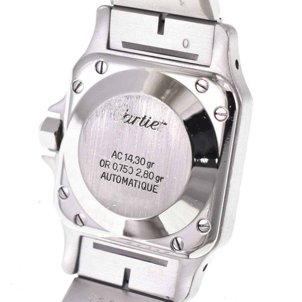 CARTIER Santosgalbe SM Stainless Steel/K18YG white Dial Automatic Ladies
 Watch B#144054