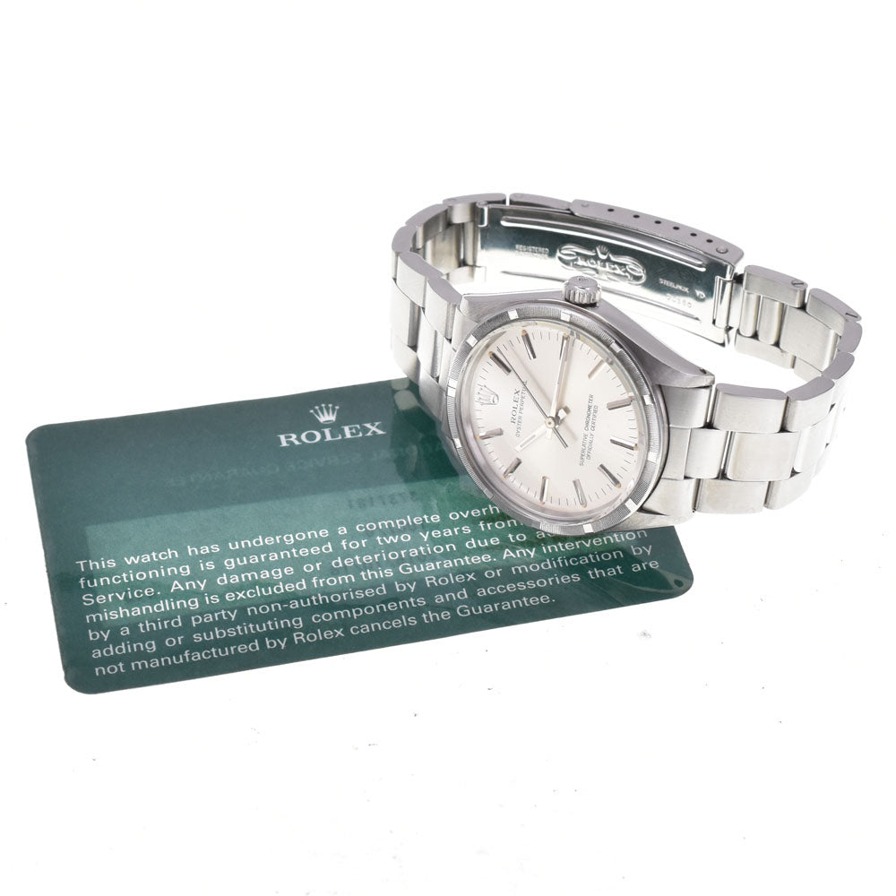 ROLEX Oyster perpetual 1007 Around 1972 Silver Dial Automatic Men's
 Watch A#144057