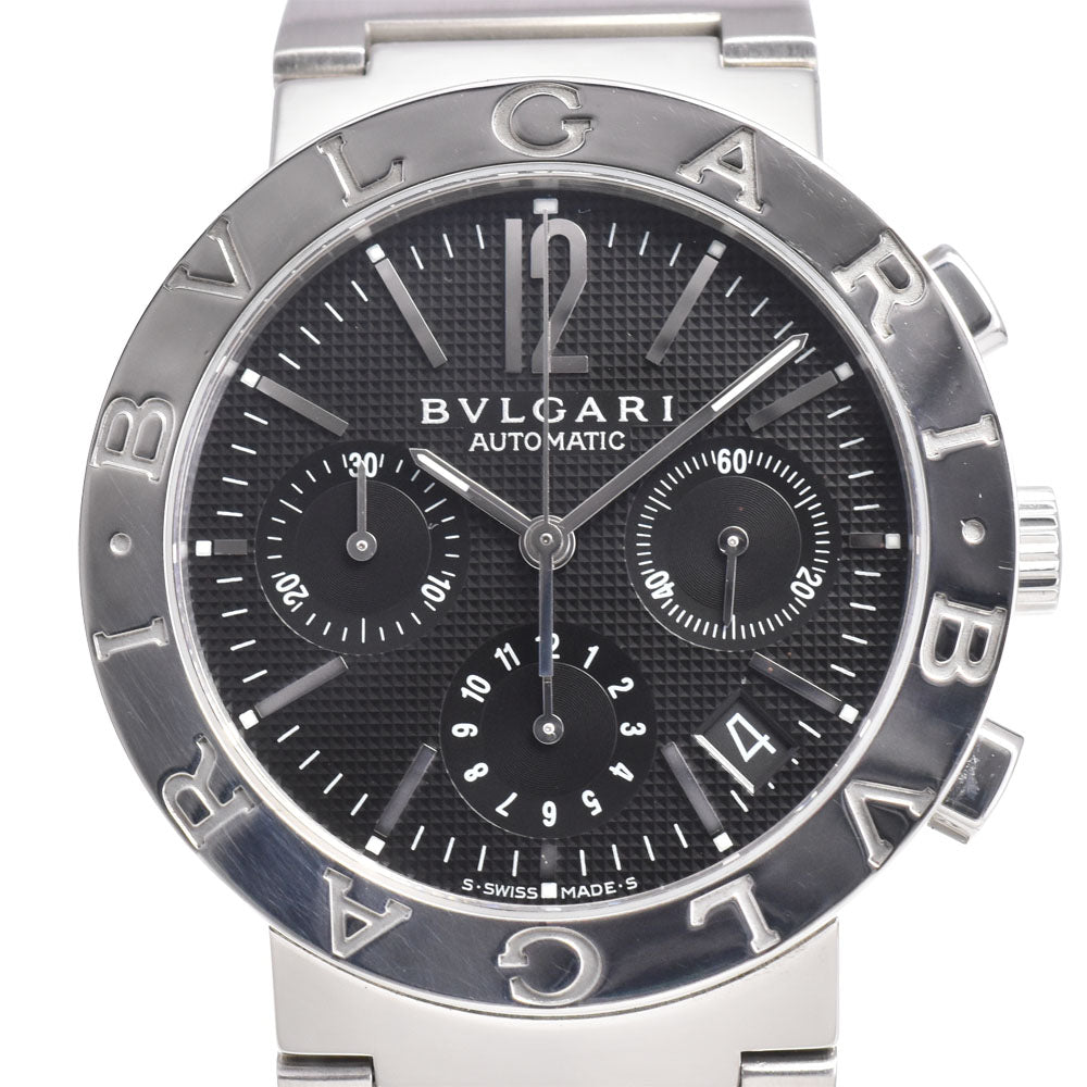 BVLGARI Bvlgari Bvlgari BB38SSCH Chronograph Date black Dial Automatic Men's
 Watch A#144062