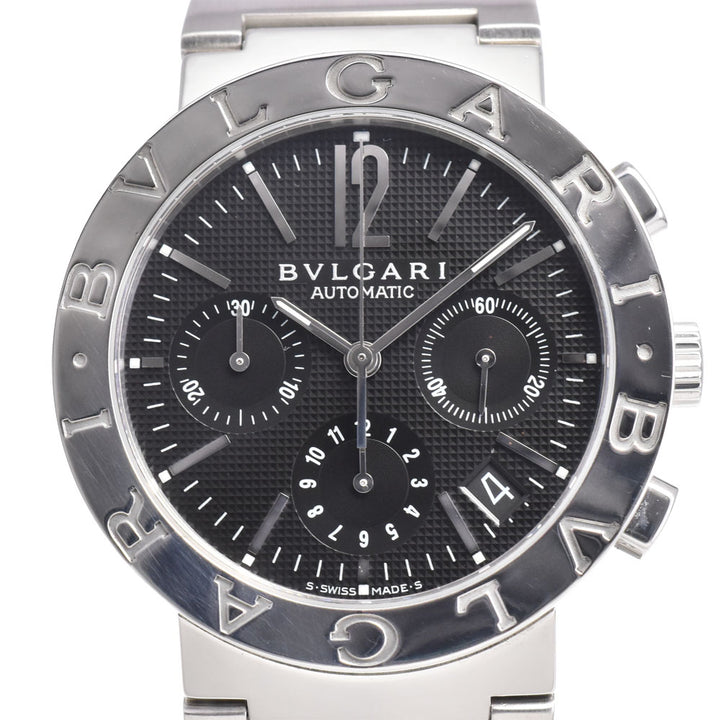 BVLGARI Bvlgari Bvlgari BB38SSCH Chronograph Date black Dial Automatic Men's
 Watch A#144062