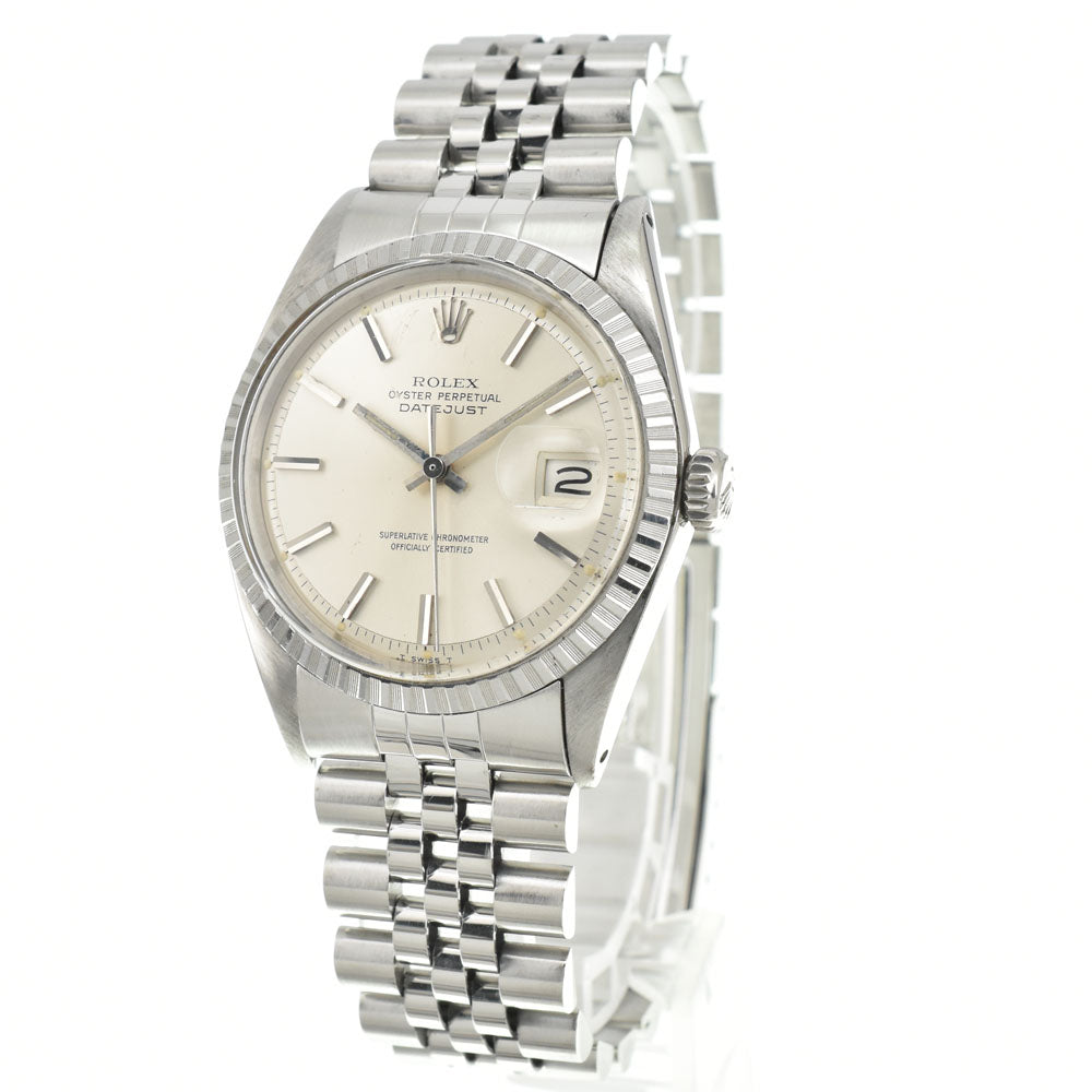 ROLEX Oyster Perpetual DATEJUST 1603 vintage Cal.1570 Silver Dial Automatic Men's
 Watch G#144066