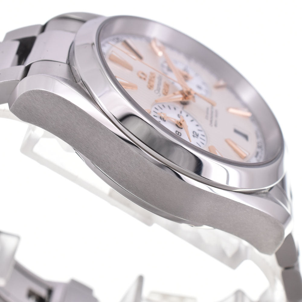 with paper OMEGA Seamaster Aqua Terra 231.10.43.52.02.001 GMT Chronograph Date Silver Dial Automatic Men's
 Watch C#144067