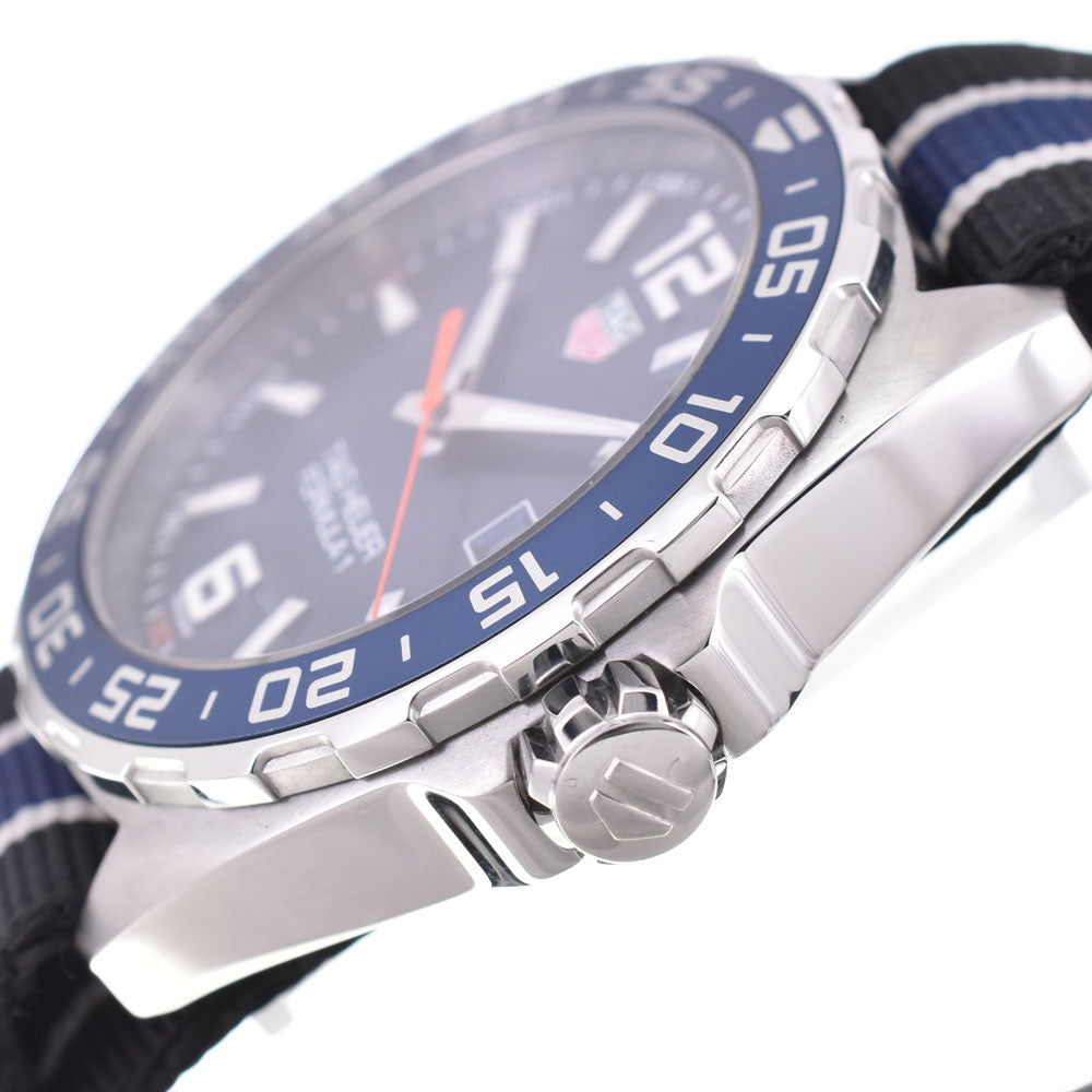 with paper TAG HEUER Formula 1 WAZ1010.FC8197 Date blue Dial Quartz Men's
 Watch D#144070