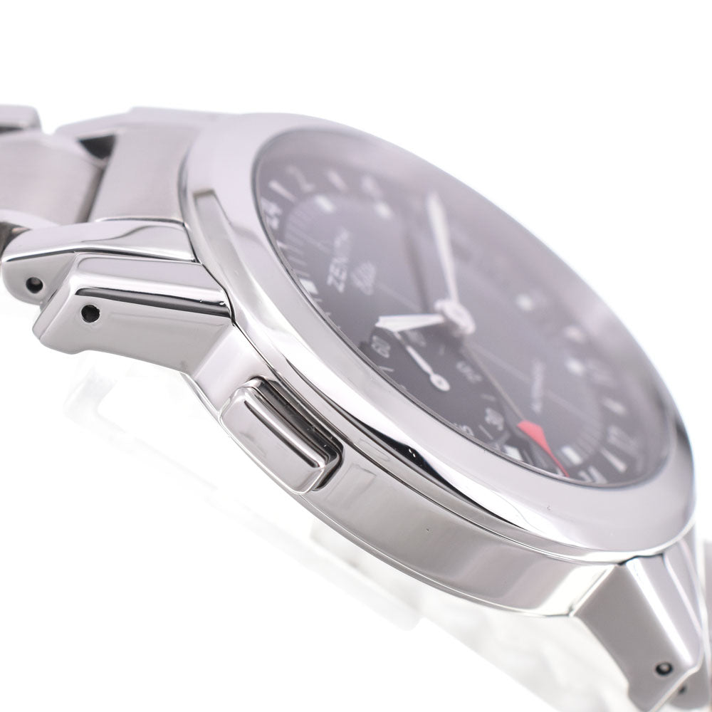 with paper ZENITH Port Royale Elite 01/02.0451.682 Small second date GMT black Dial Automatic Men's
 Watch D#144072