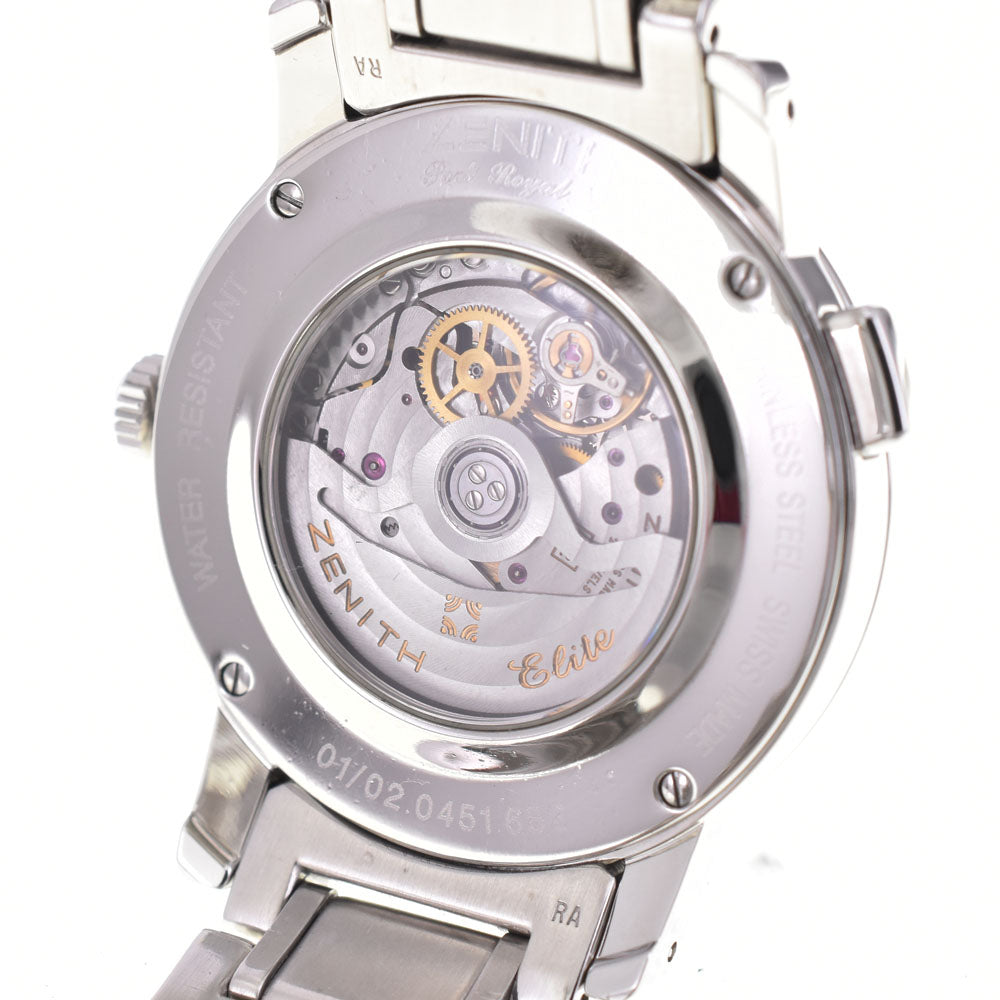 with paper ZENITH Port Royale Elite 01/02.0451.682 Small second date GMT black Dial Automatic Men's
 Watch D#144072