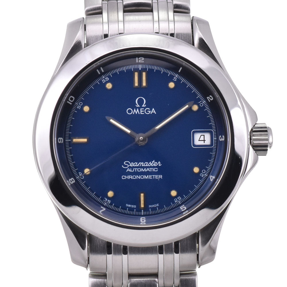 with paper OMEGA Seamaster 2501.80 Chronometer Date blue Dial Automatic Men's
 Watch C#144073