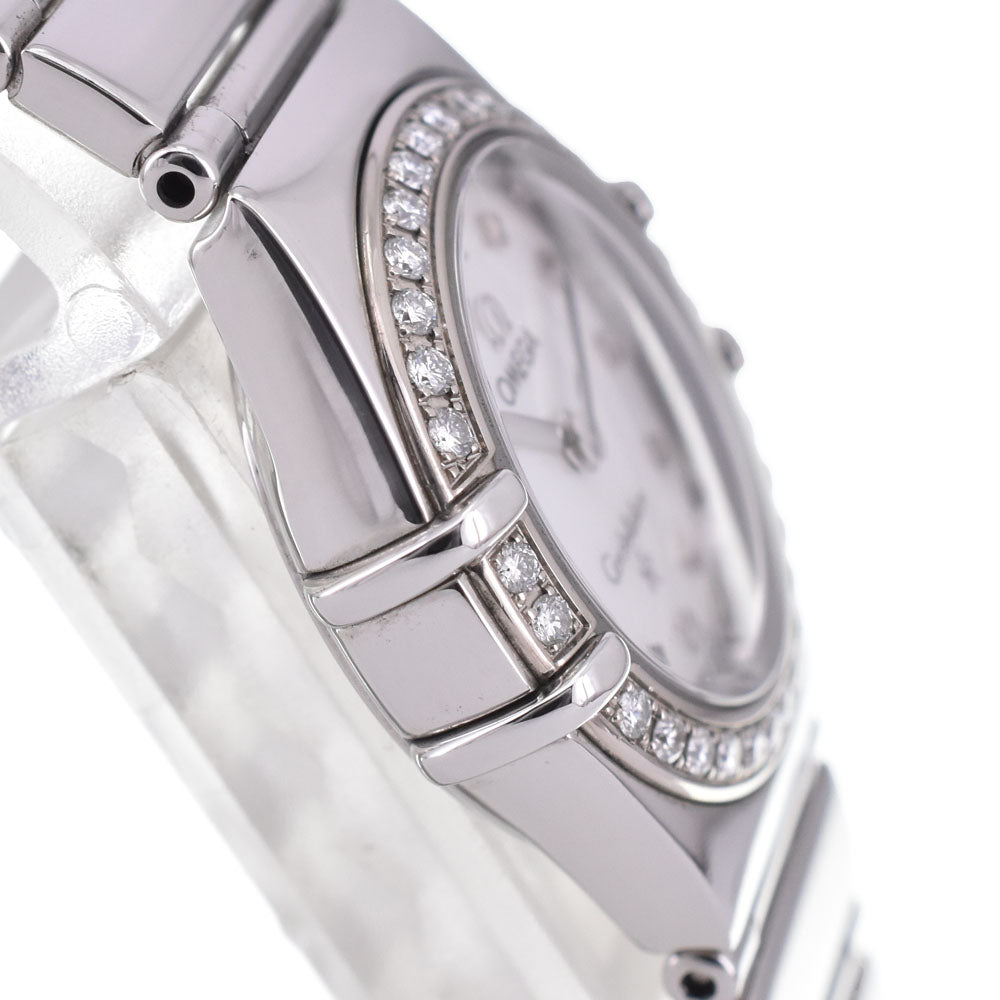 with paper OMEGA Constellation Mini 1465.71 Diamond Bezel White shell Dial Quartz Ladies
 Watch D#144074