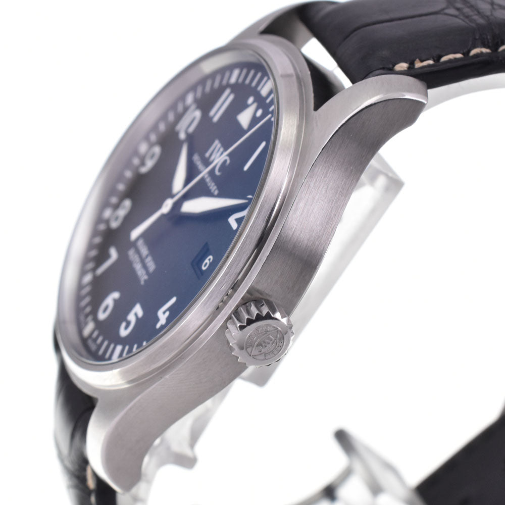 with paper IWC SCHAFFHAUSEN Pilot watch mark XVIII IW327001 Date black Dial Automatic Men's
 Watch E#144077