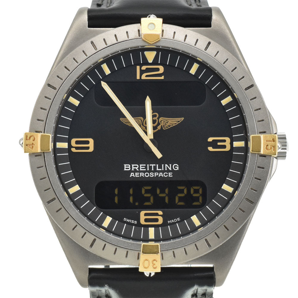BREITLING Aerospace F56059L Digi-Ana Titanium black Dial Quartz Men's
 Watch G#144078