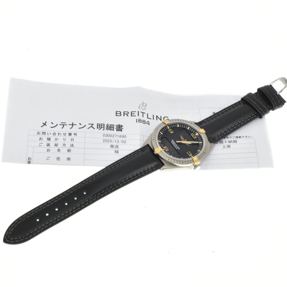 BREITLING Aerospace F56059L Digi-Ana Titanium black Dial Quartz Men's
 Watch G#144078
