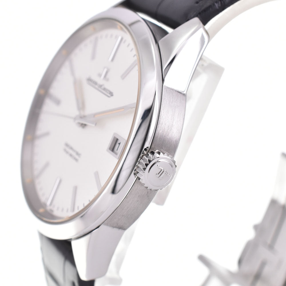 with paper JAEGER-LECOULTRE Geophysical True Seconds Q8018420 Date Silver Dial Automatic Men's
 Watch B#144082