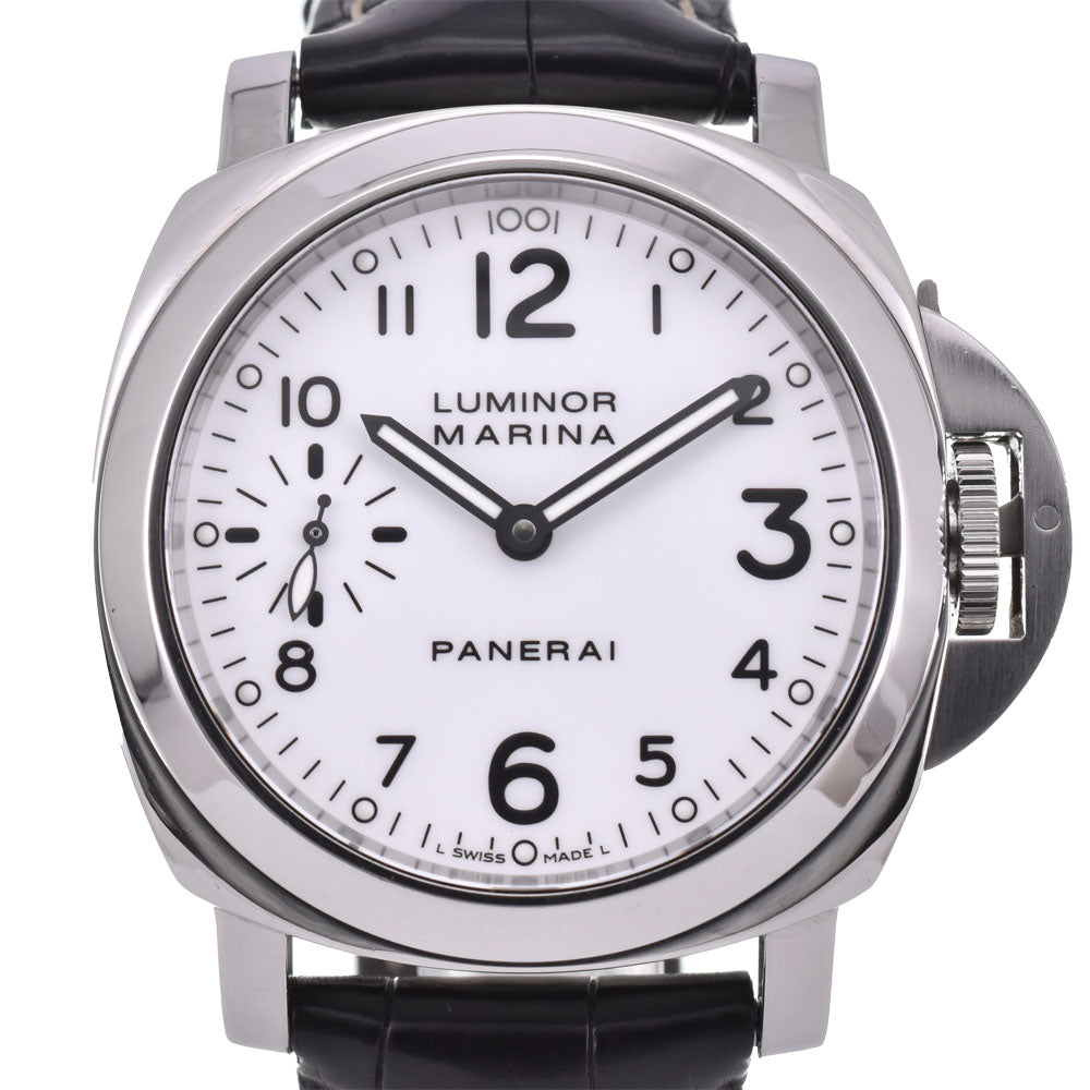 PANERAI Luminor Marina PAM00113 Small second white Dial Hand Winding Men's
 Watch B#144083