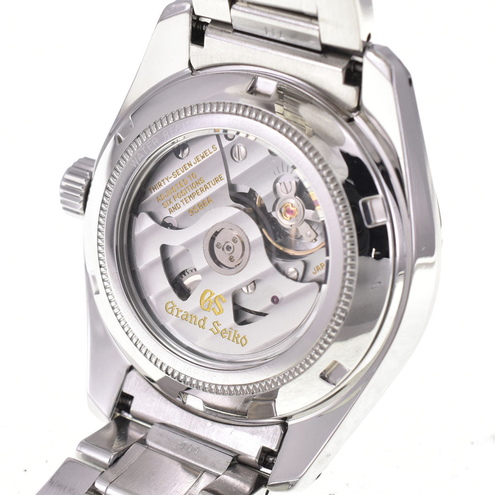 with paper SEIKO Grand Seiko SBGJ001/9S86-00A0 Mechanical Hi-Beat 36000 GMT Silver Dial Automatic Men's
 Watch B#144088