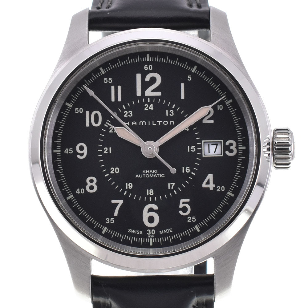 HAMILTON Khaki field H705950 see-through back black Dial Automatic Men's
 Watch C#144093