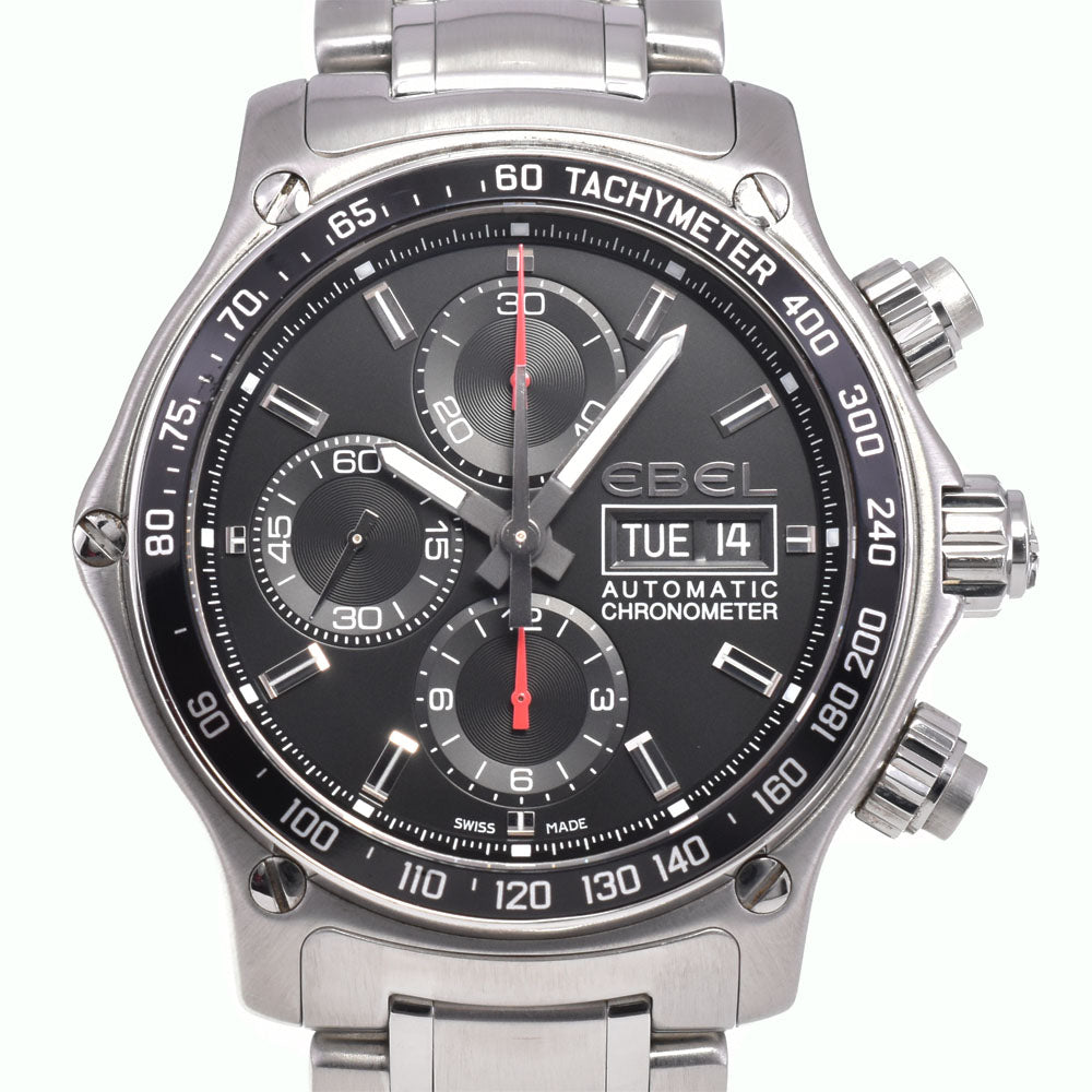 with paper EBEL 1911 Discovery E9750L62 Chronograph black Dial Automatic Men's
 Watch D#144096