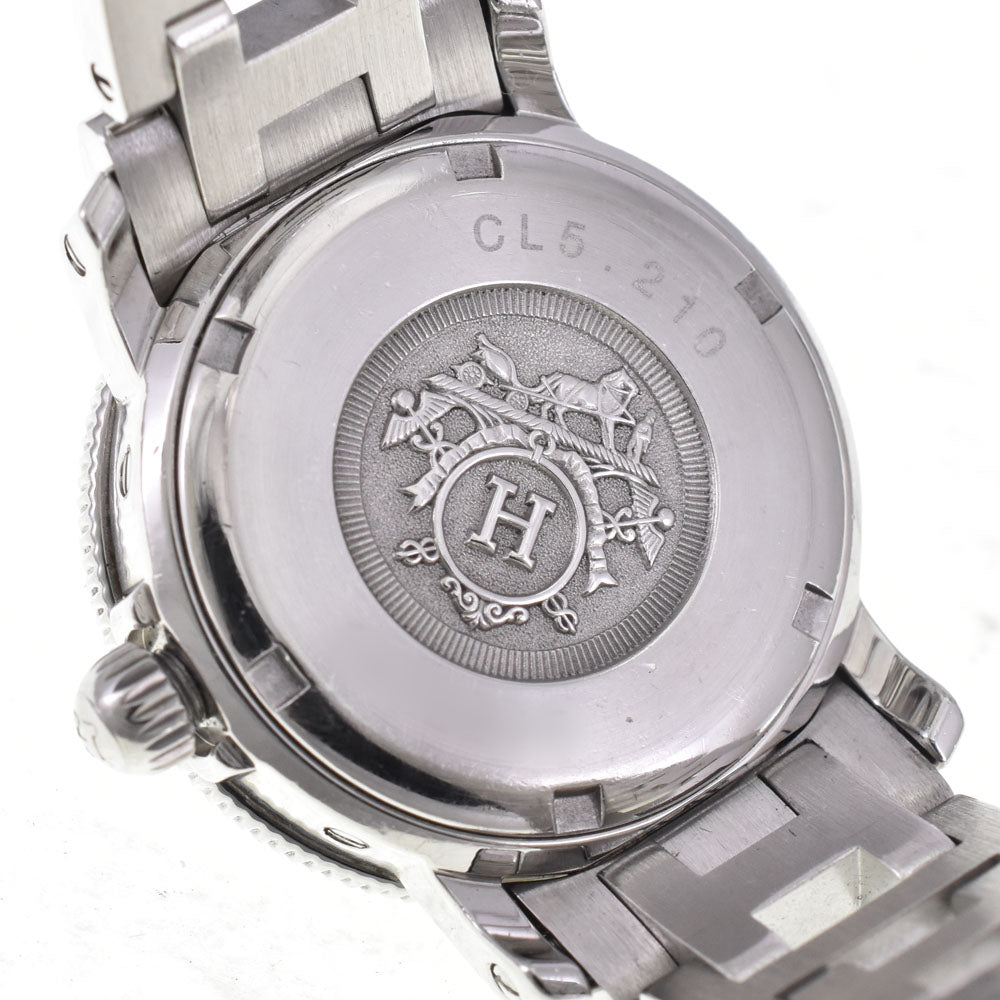 HERMES Clipper diver CL5.210 Date white Dial Quartz Ladies
 Watch C#144097