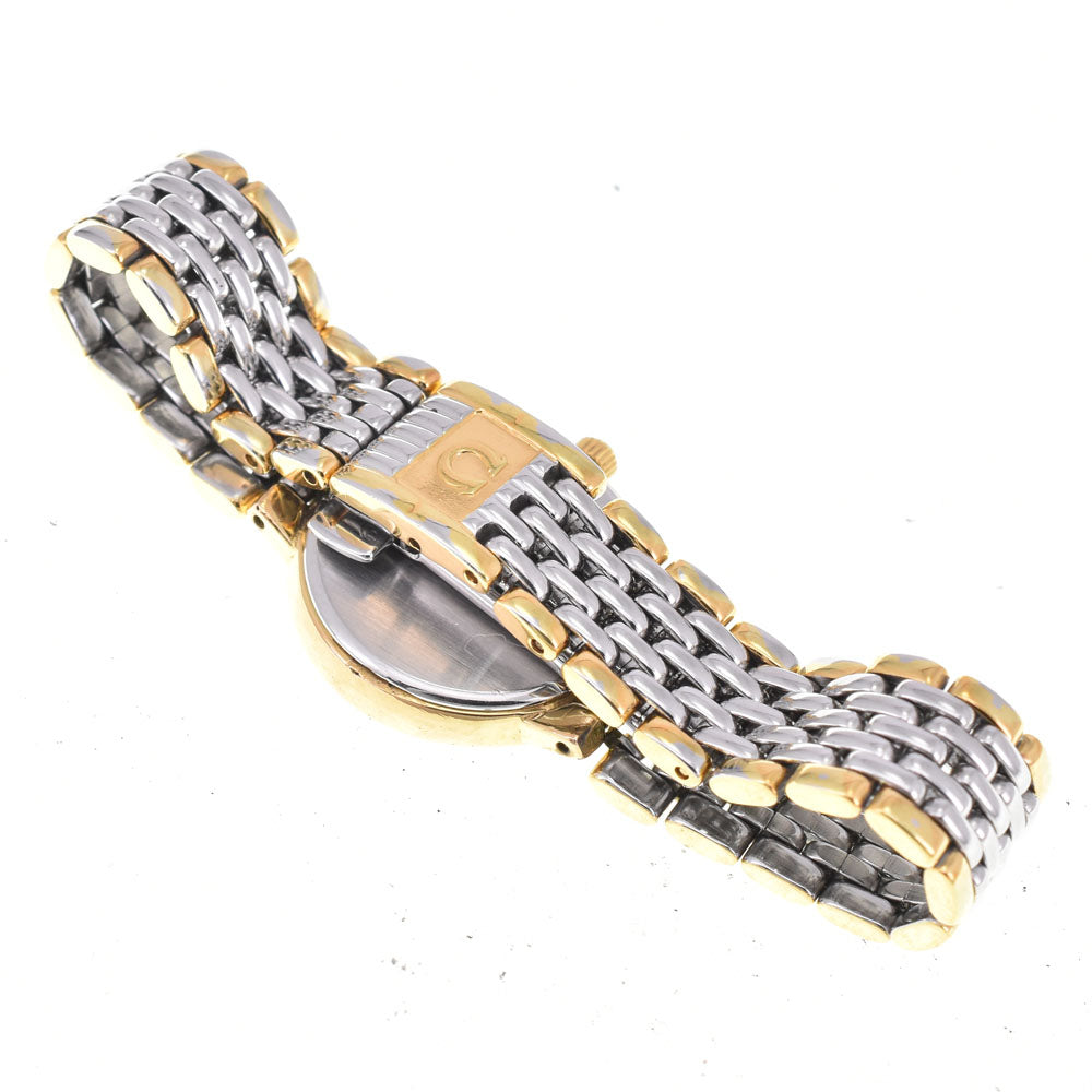 OMEGA De Ville Stainless Steel/Gold Plated gold Dial Quartz Ladies
 Watch B#144098