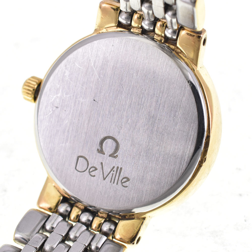 OMEGA De Ville Stainless Steel/Gold Plated gold Dial Quartz Ladies
 Watch B#144098