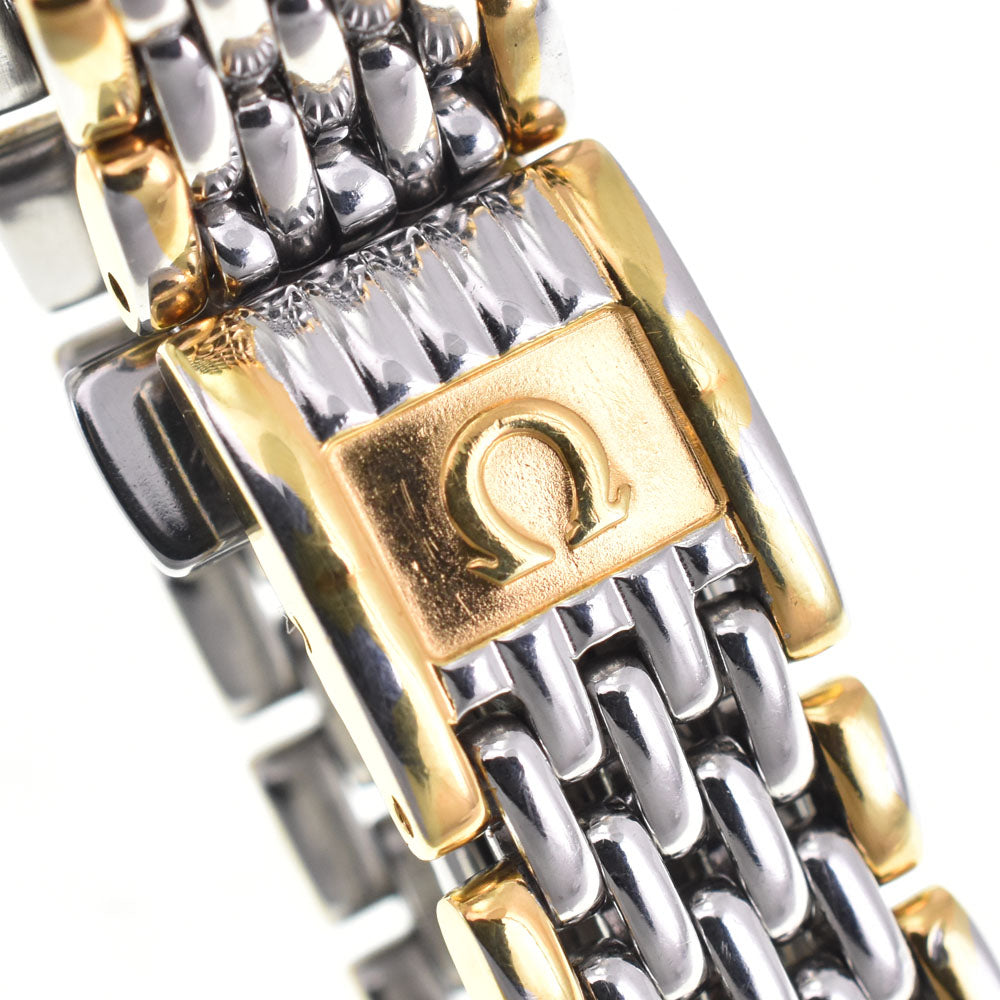 OMEGA De Ville Stainless Steel/Gold Plated gold Dial Quartz Ladies
 Watch B#144098