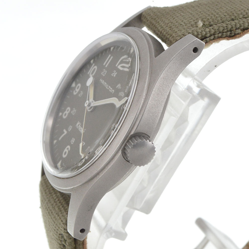 with paper HAMILTON khaki 9415A khaki Dial Hand Winding Boy's
 Watch I#144102
