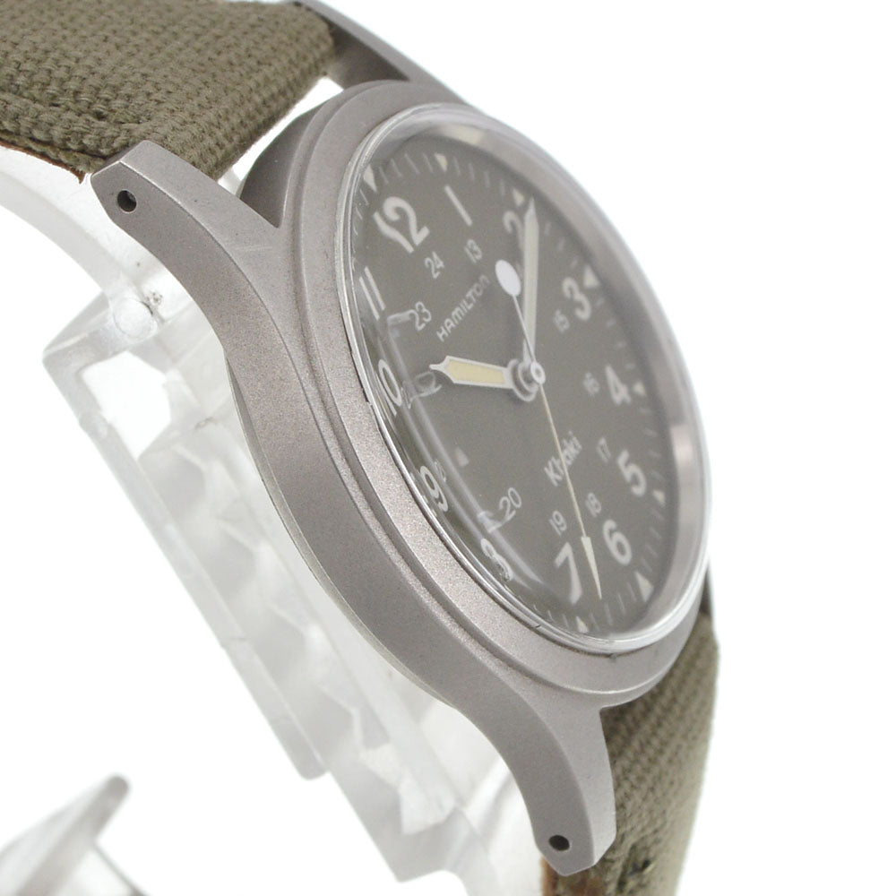 with paper HAMILTON khaki 9415A khaki Dial Hand Winding Boy's
 Watch I#144102